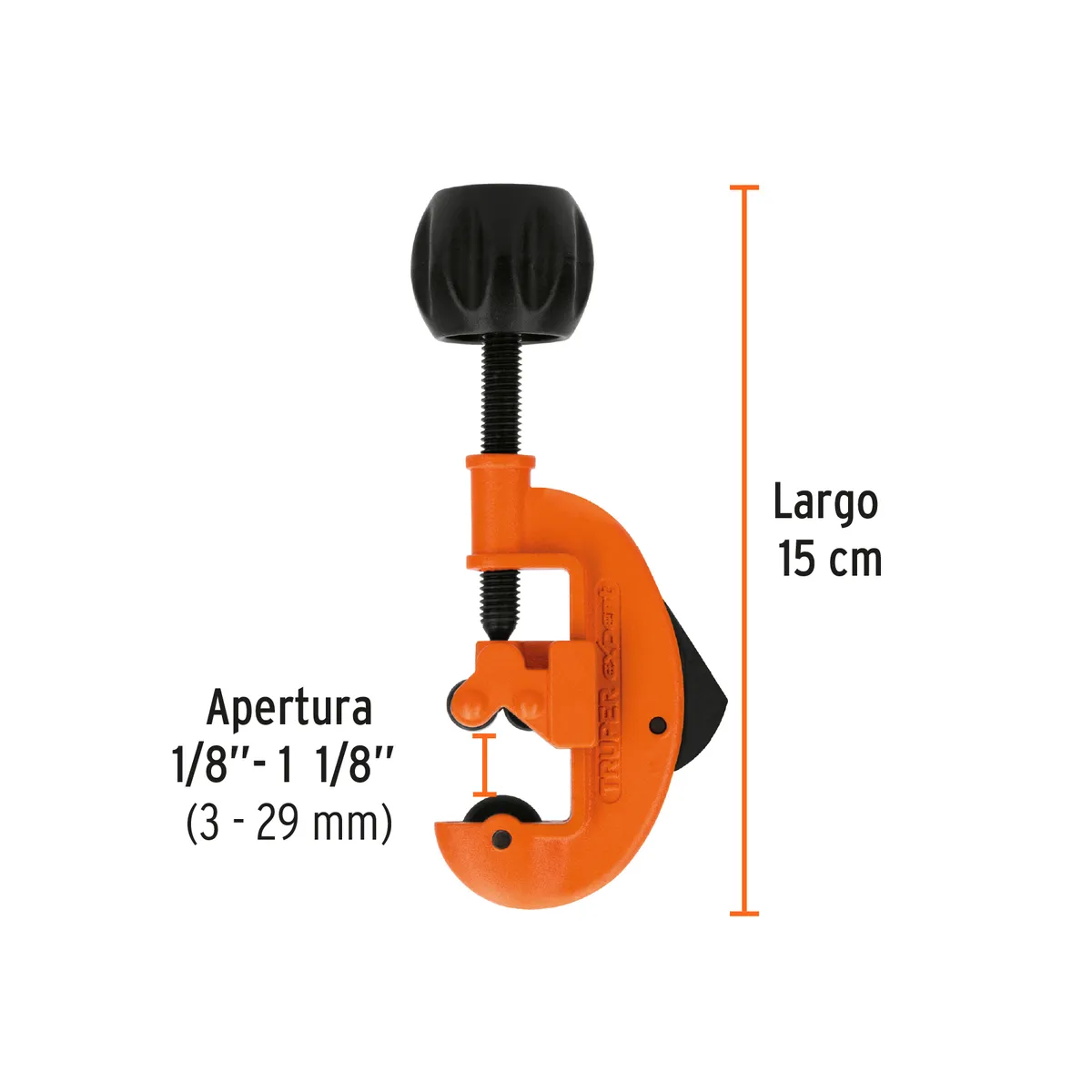 Cortador de Tubo de Cobre 1/8" Cuchilla 20 mm Truper - 12795