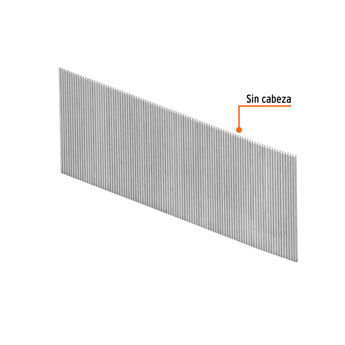 Caja con 10000 Clavos Calibre 23 de 25 mm Truper - 13407