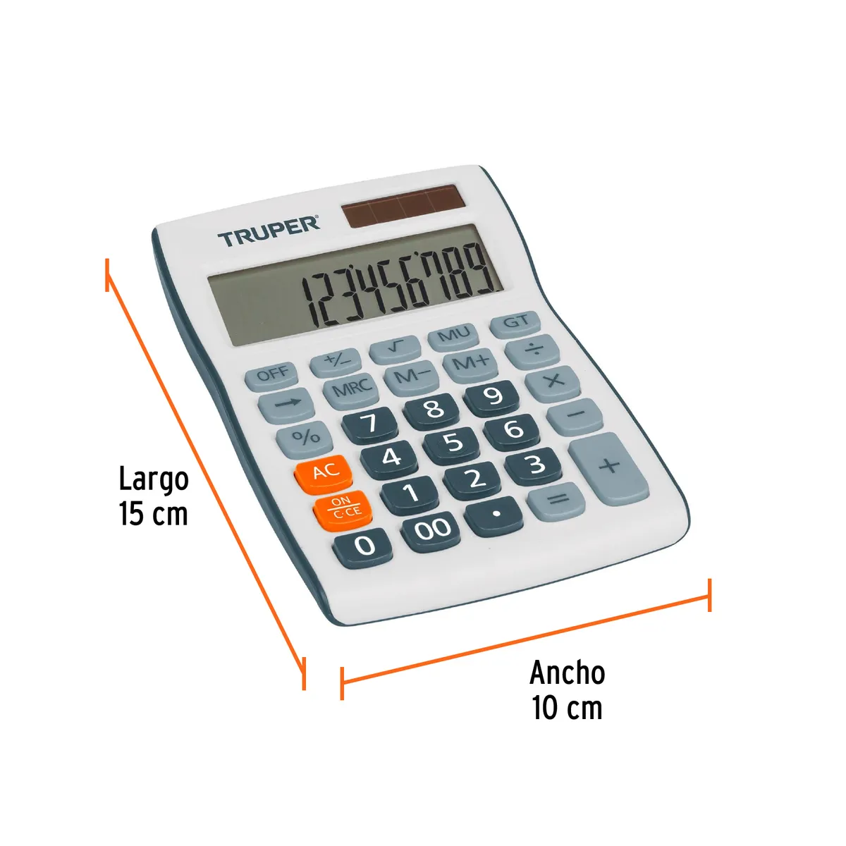 Calculadora de Escritorio 15 cm Truper - 60481