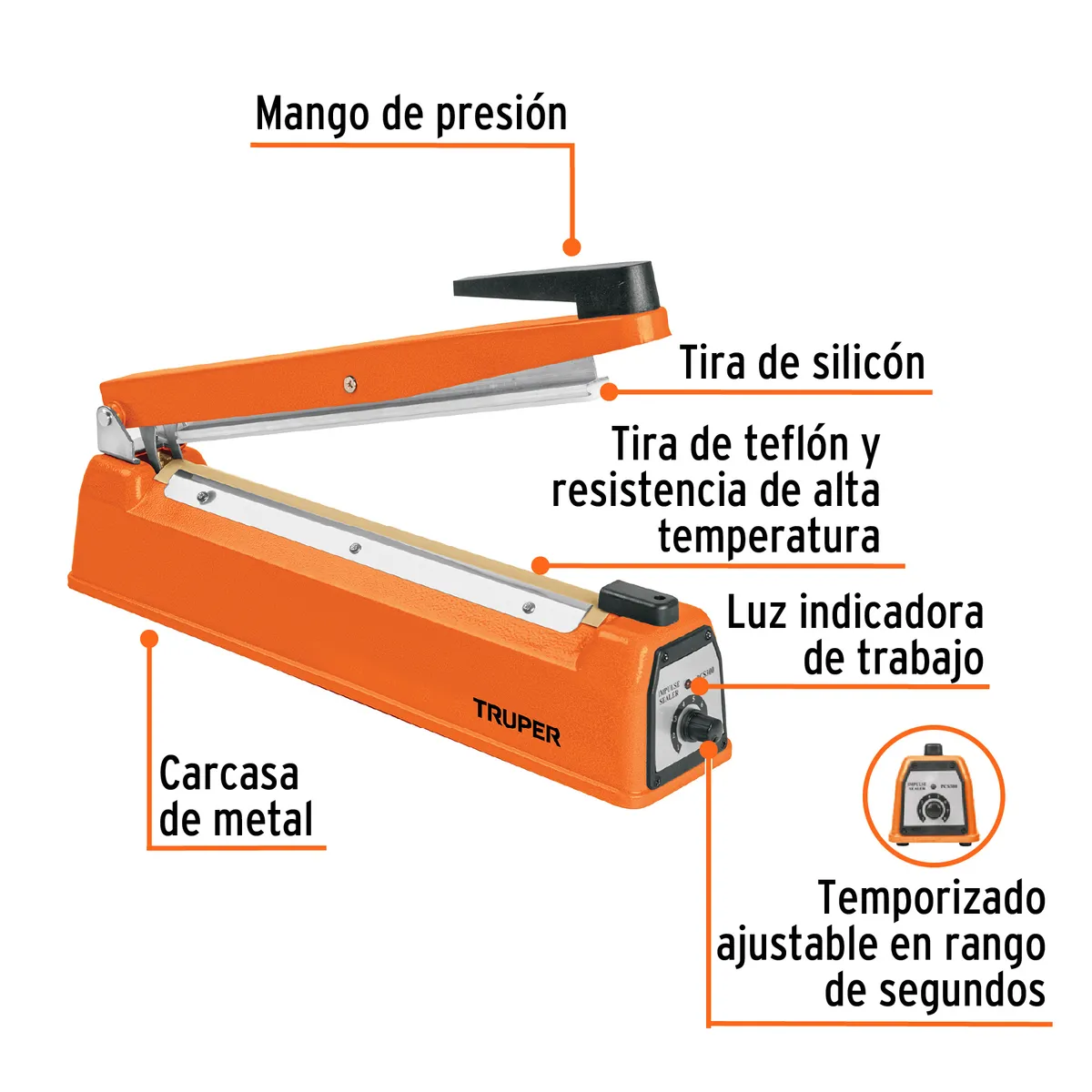 Selladora Térmica 30 cm 400 W Truper - 103220