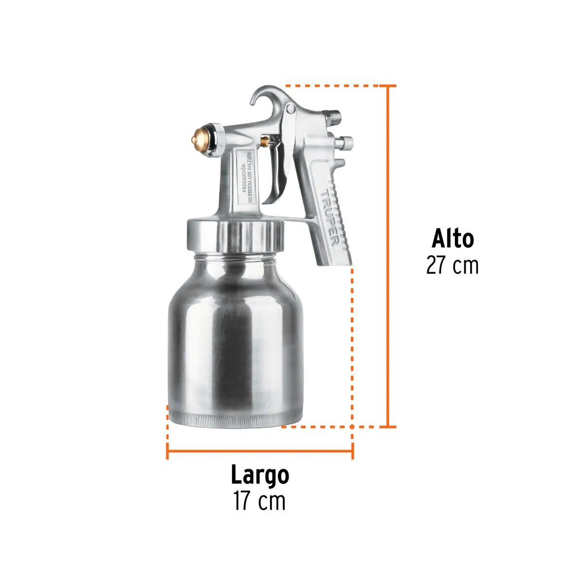 Pistola para Pintar de Baja Presión PIPI-210 Truper - 14036
