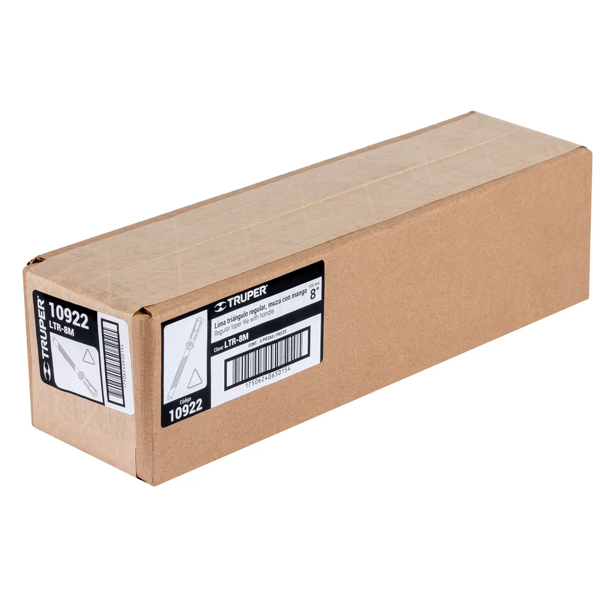 Lima Triangular 36 DPP con Mango 8" Truper - 10922