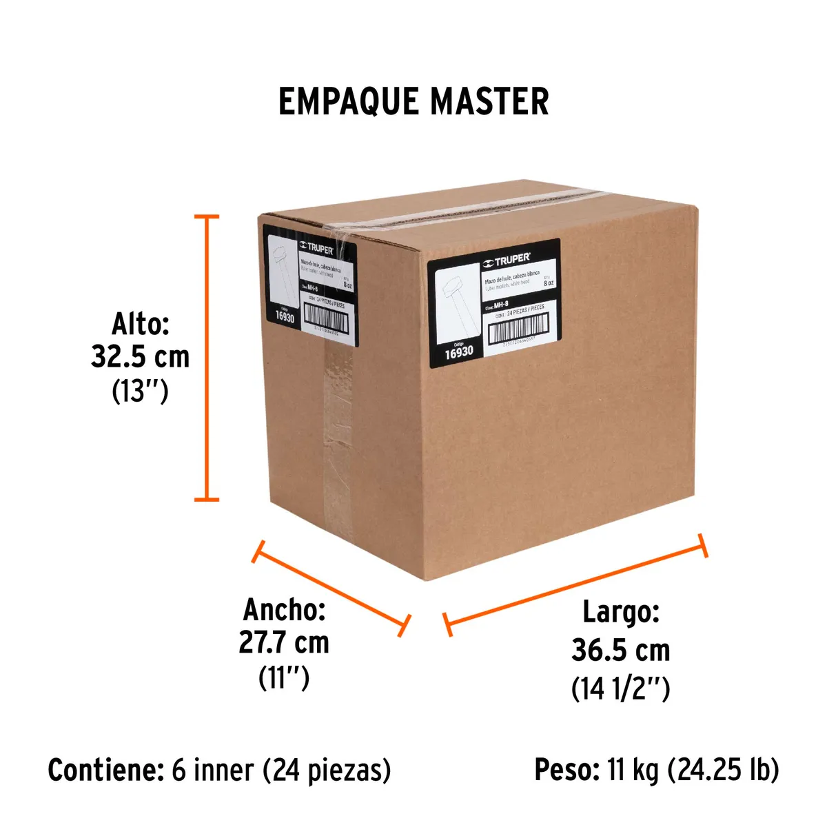 Mazo de Hule 8 oz Truper MH-8 - 16930
