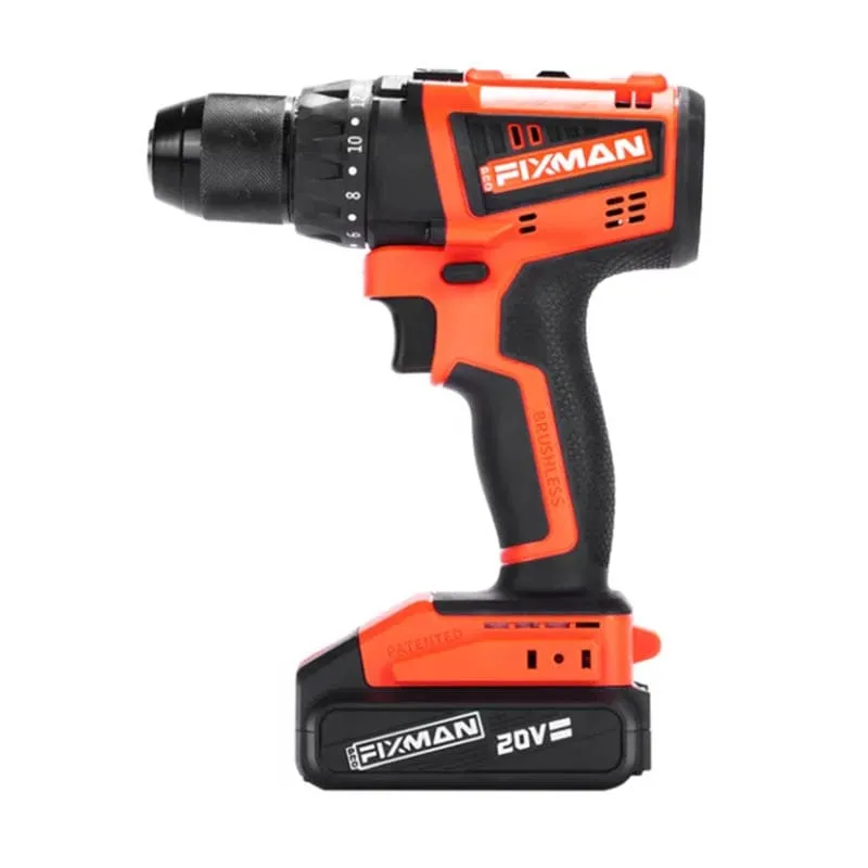 Taladro de Impacto Inalámbrico 20V 2 Baterías Fixman