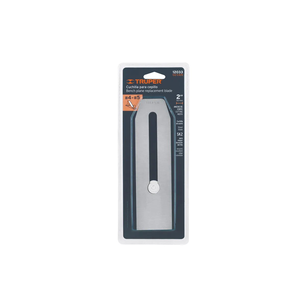 Cuchilla para Cepillo Carpintero #4 y #5 Truper - 12033