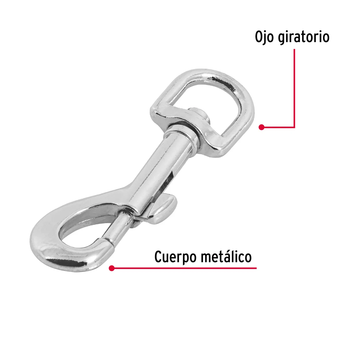 Bandola de Zinc Giratoria 5/8" Fiero - 44031