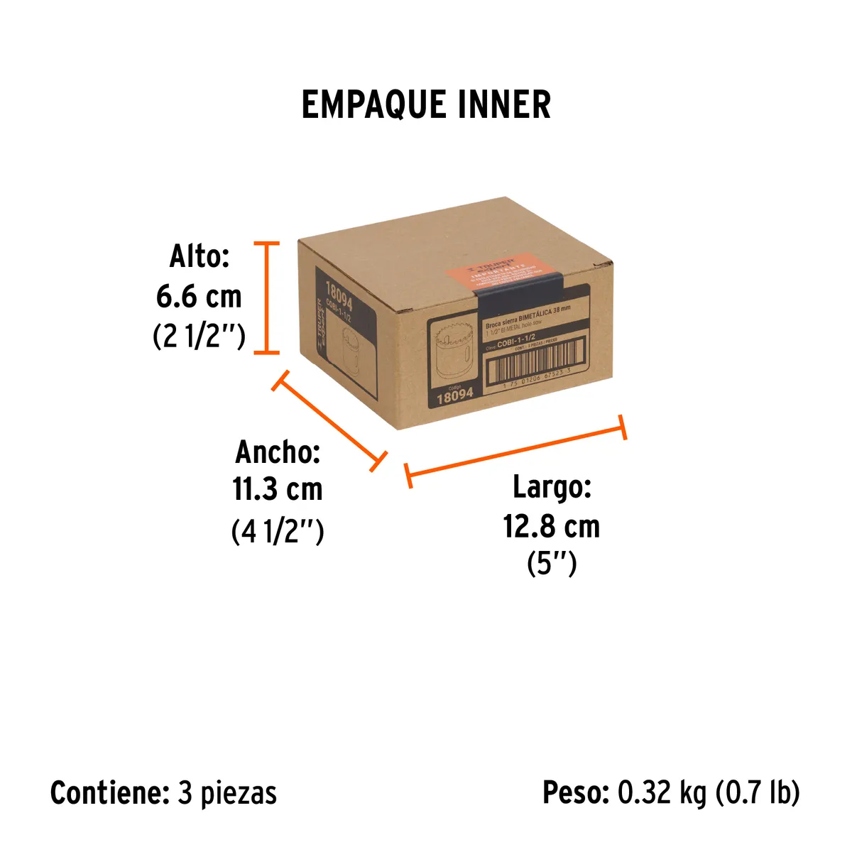 Brocasierra Bimetálica Truper Expert 1 1/2" - 18094