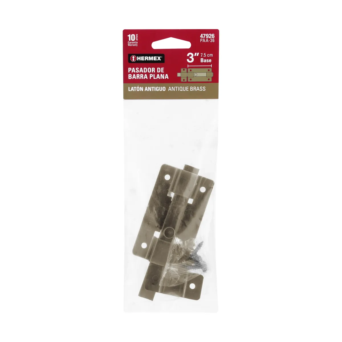 Pasador de Barra Plana 3" PAA-36 Truper - 47926
