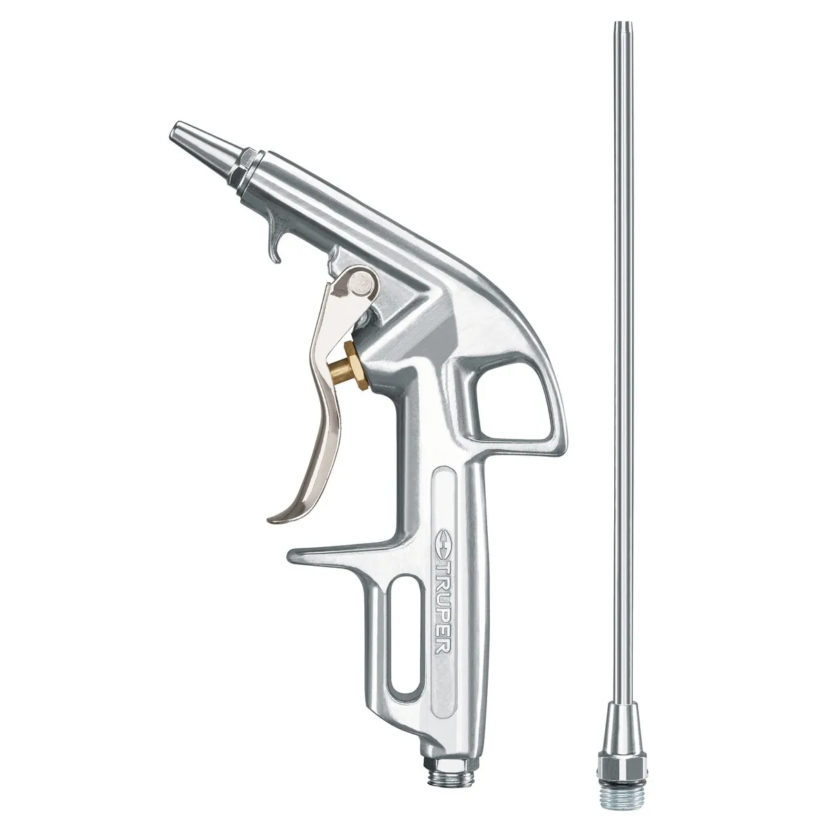 Pistola de Aluminio para Sopletear con 2 Boquillas Truper - 10647