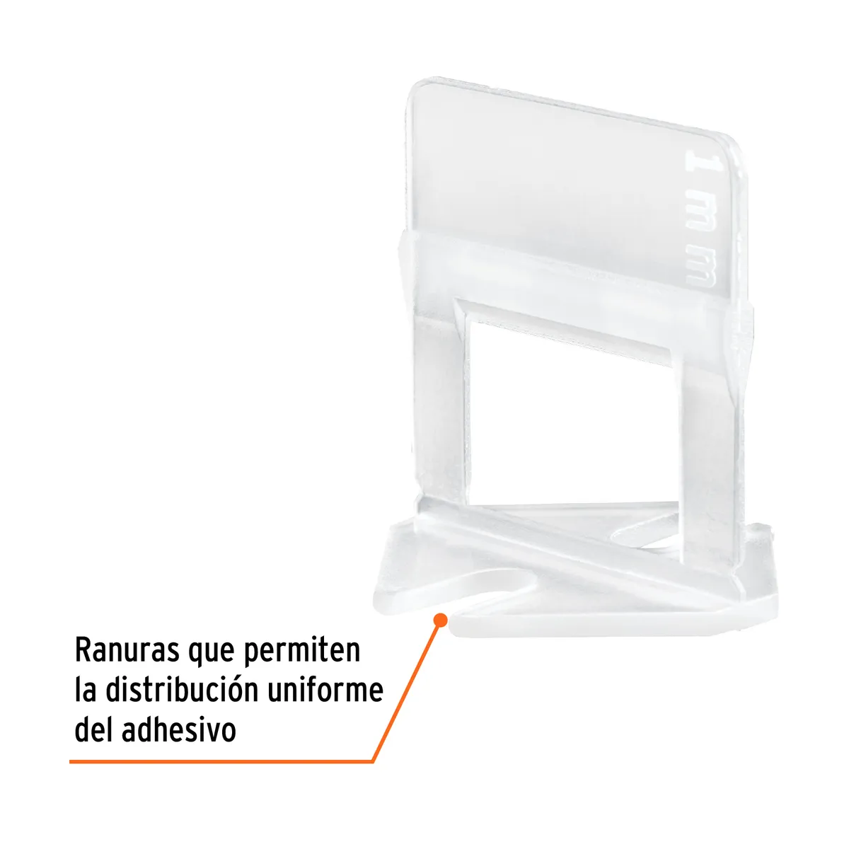 Bolsa con 100 Anclas para Nivelación 1 mm Truper - 102874