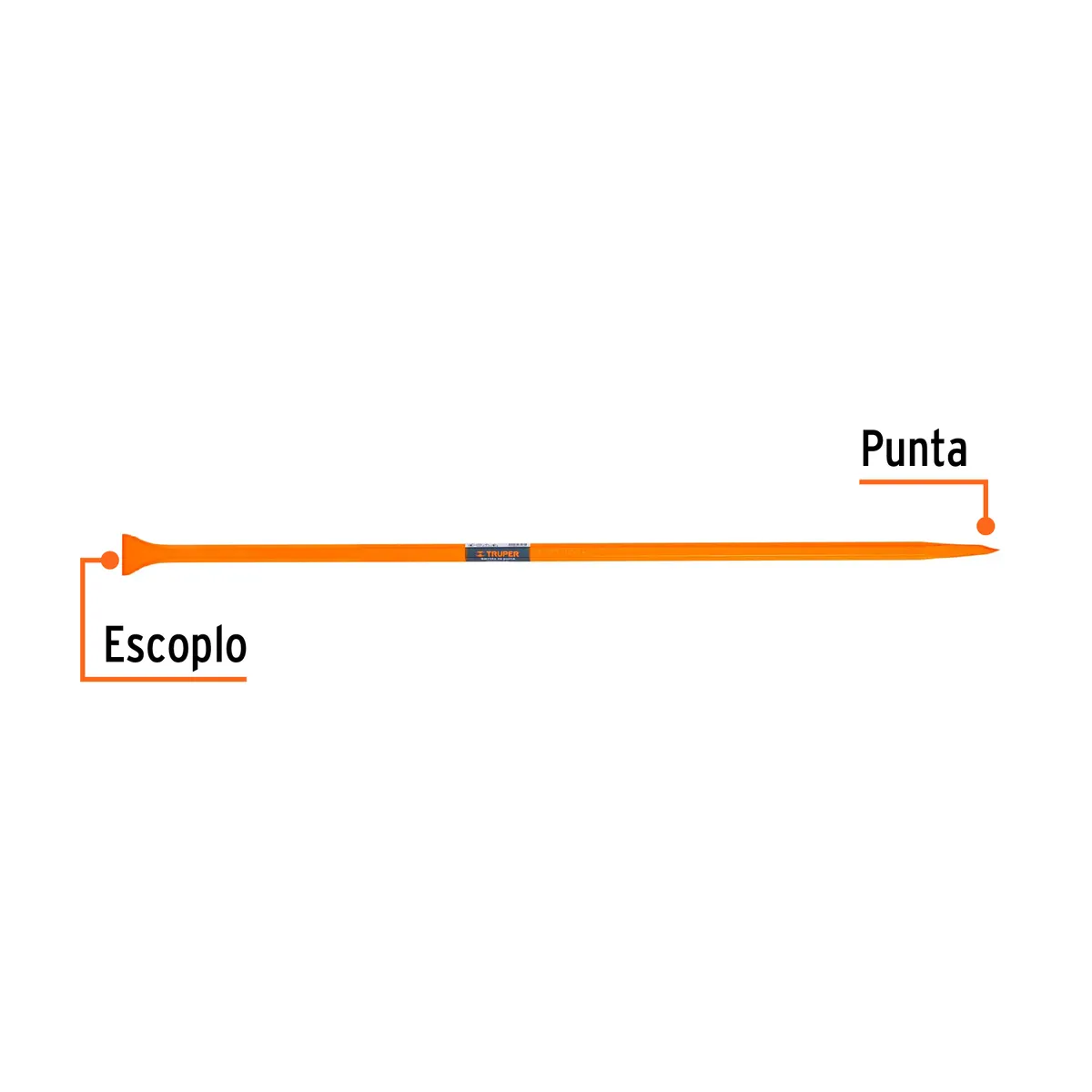 Barreta de Punta 7/8" x 125 cm Truper - 10753