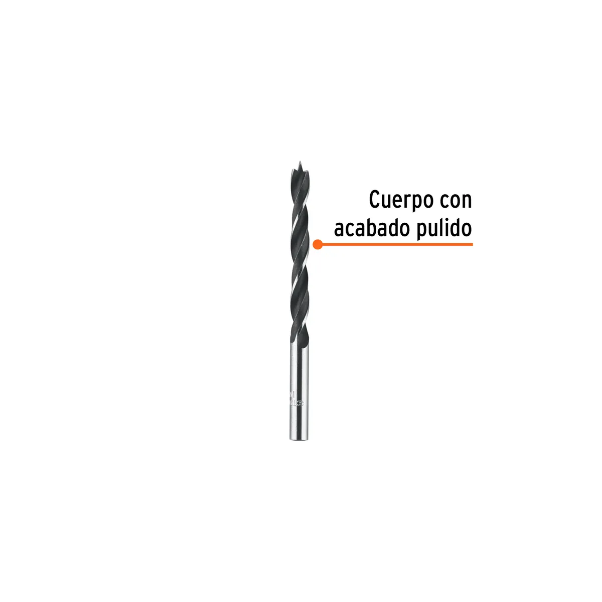 Broca con Punta Centradora para Madera 1/4" Truper - 101691