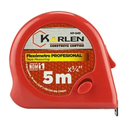 Flexómetro Profesional 5 m 3/4" Gimbel - 14FLEXOM005KA
