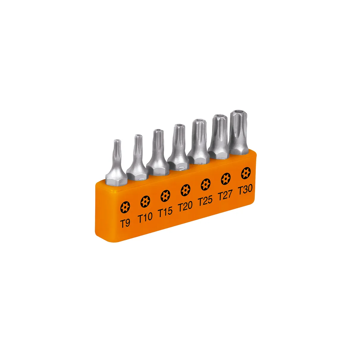 Juego de 7 Puntas Torx Combinadas con Seguro Largas Truper - 17797