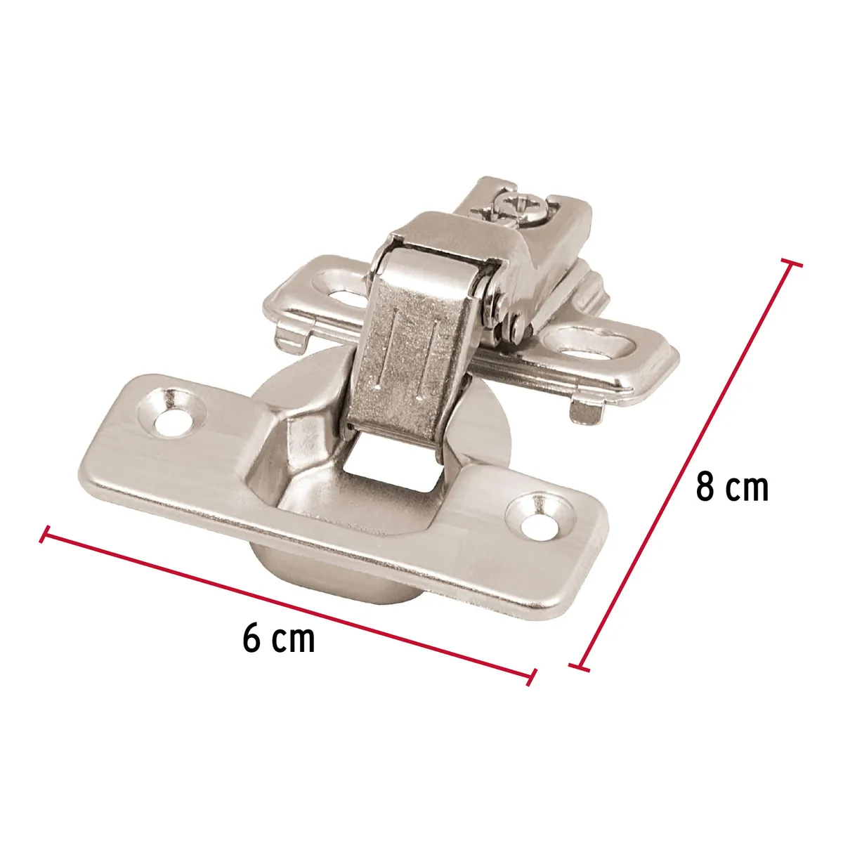 Bolsa con 2 Bisagras de Brazo Corto Truper - 43164