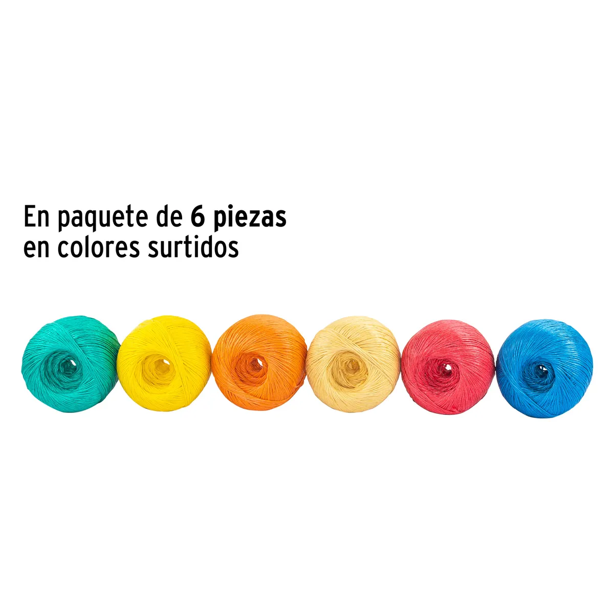 Rafia de Color 230 m Calibre 2.2 g/m Truper - 45033