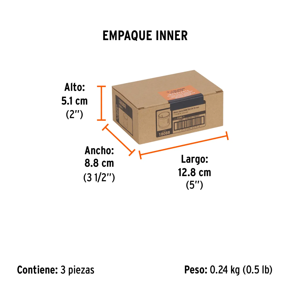 Brocasierra Bimetálica Truper Expert 1" - 18088