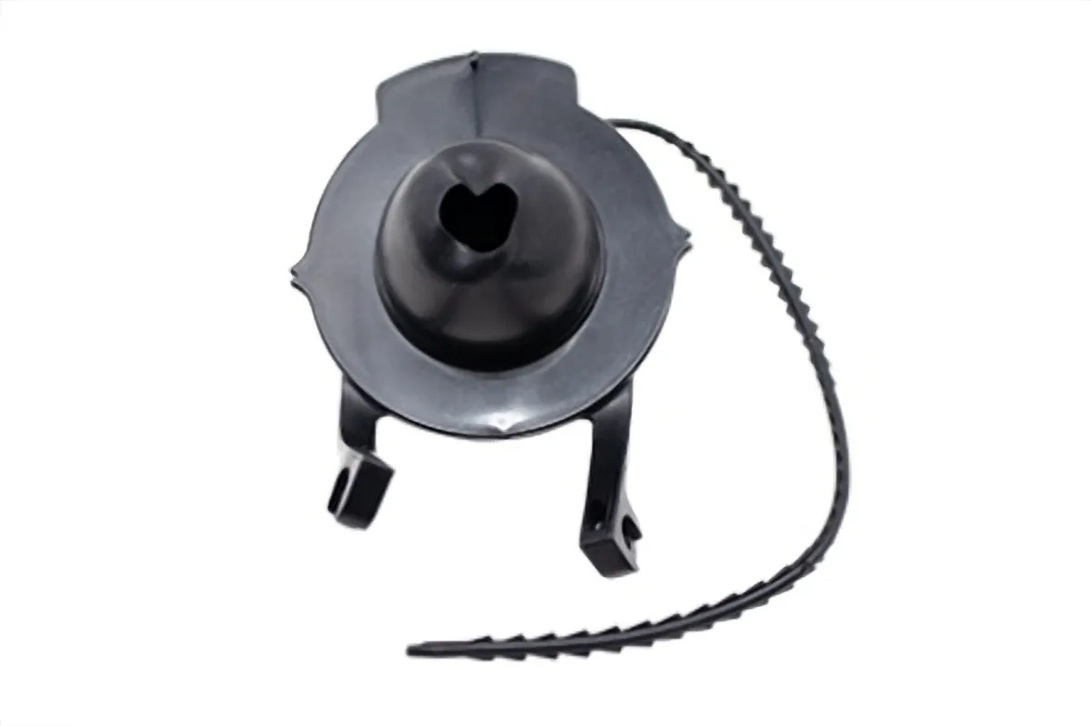 Sapo Flexible para WC 2" Negro MEER - SAPO