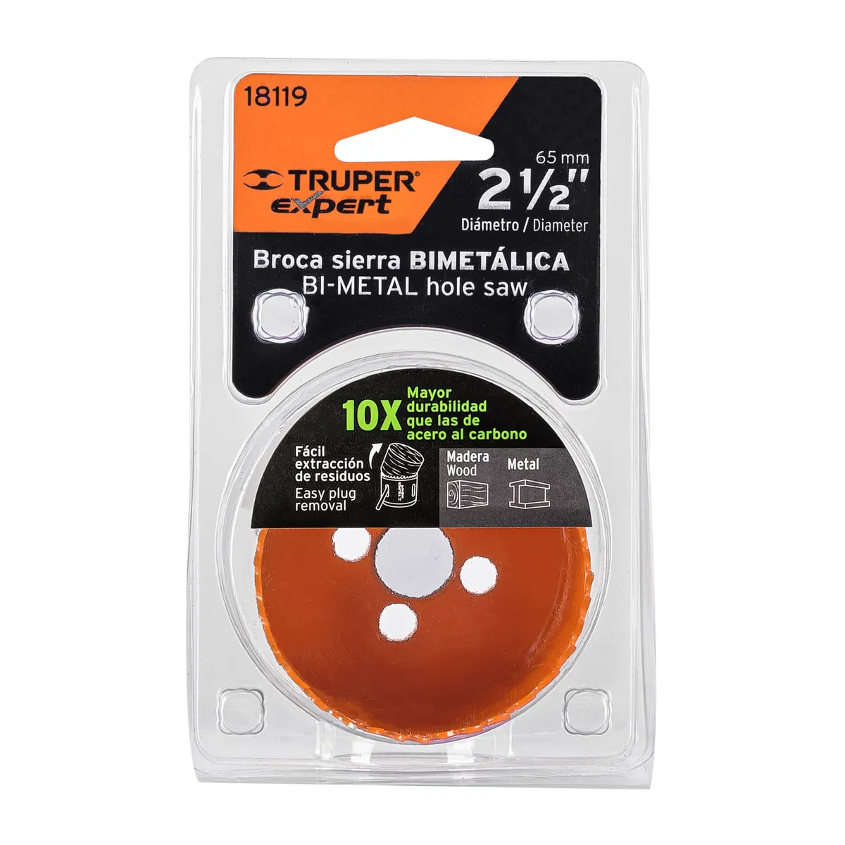 Brocasierra Bimetálica Truper Expert 2 1/2" - 18119