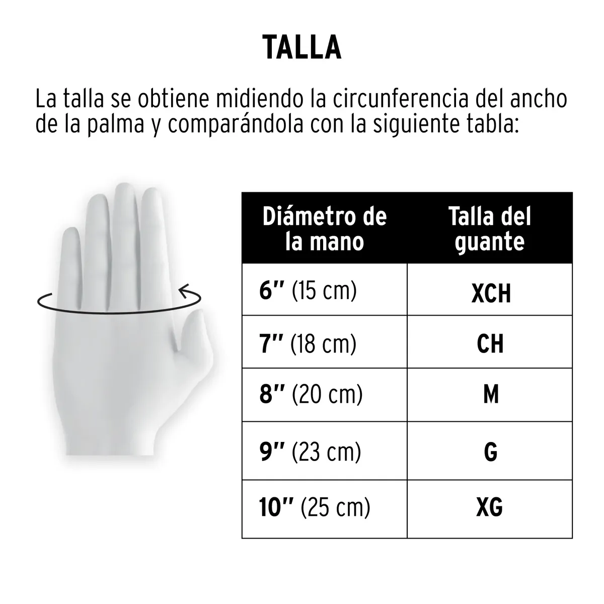 Guante de Nylon/Nitrilo Espumado Talla M Truper - 13294