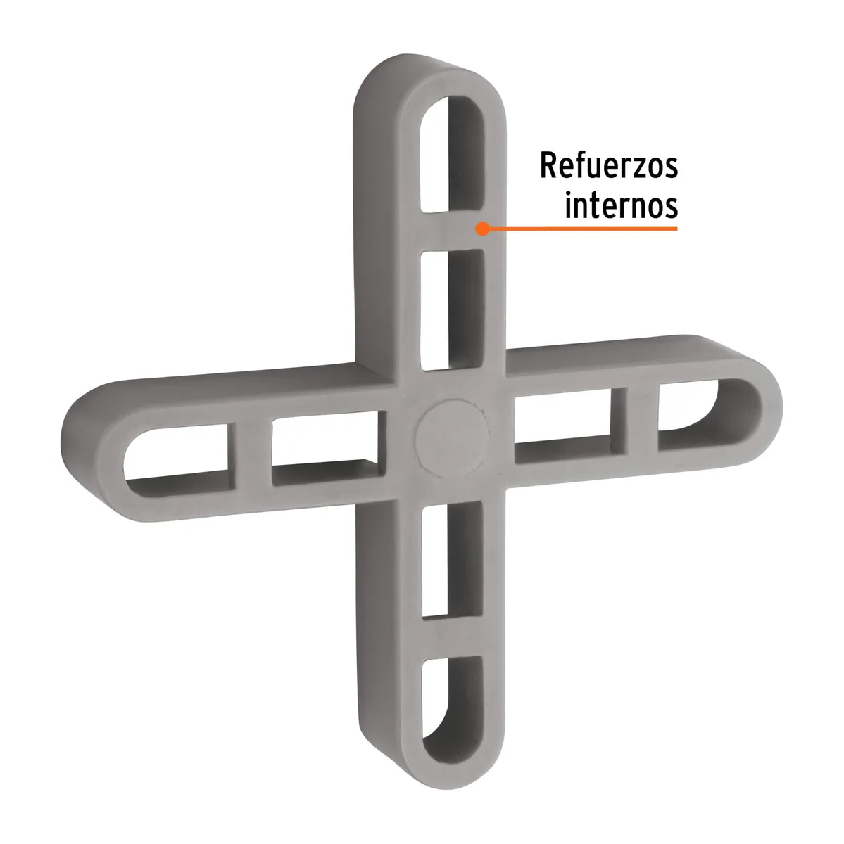 Bolsa con 100 Separadores Huecos para Loseta 7 mm Truper - 102683