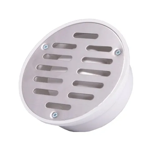 Coladera Universal Blanca con Rejilla de Acero Inoxidable COFLEX - PC102
