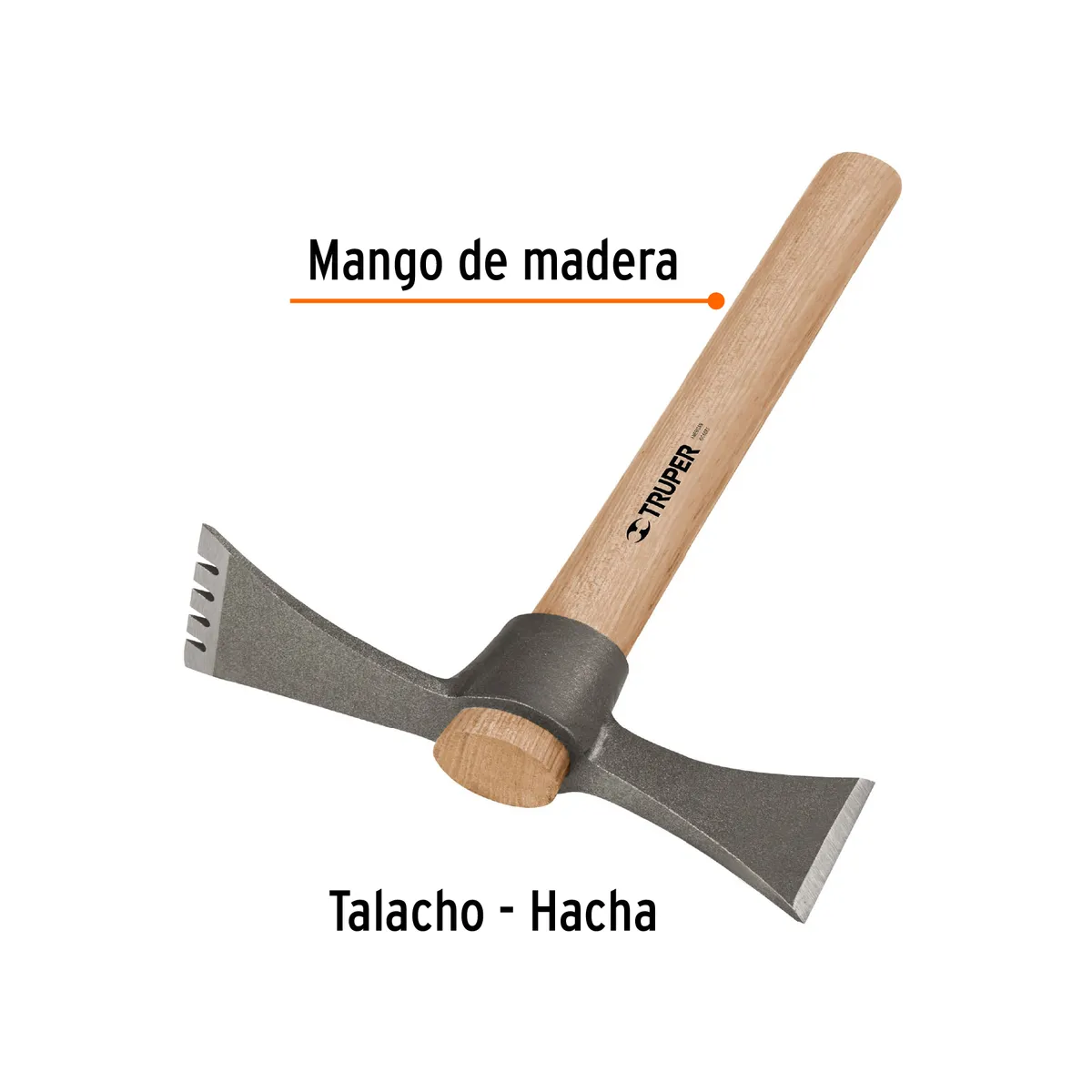 Martelina Hacha Mango de Madera 20 oz Truper - 19817