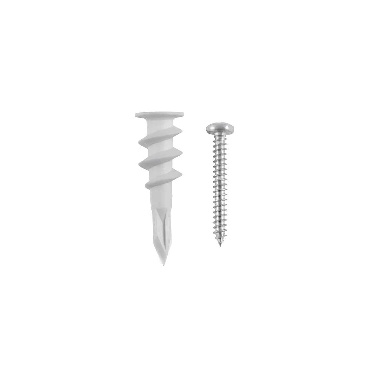 Kit de 20 Taquetes Plásticos 1/2" para Pared de Yeso Truper - 40743