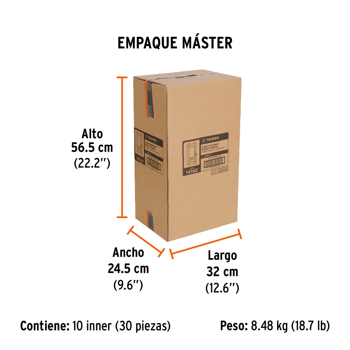 Desarmador de Precisión con 30 Puntas y Extensión Truper - 14162
