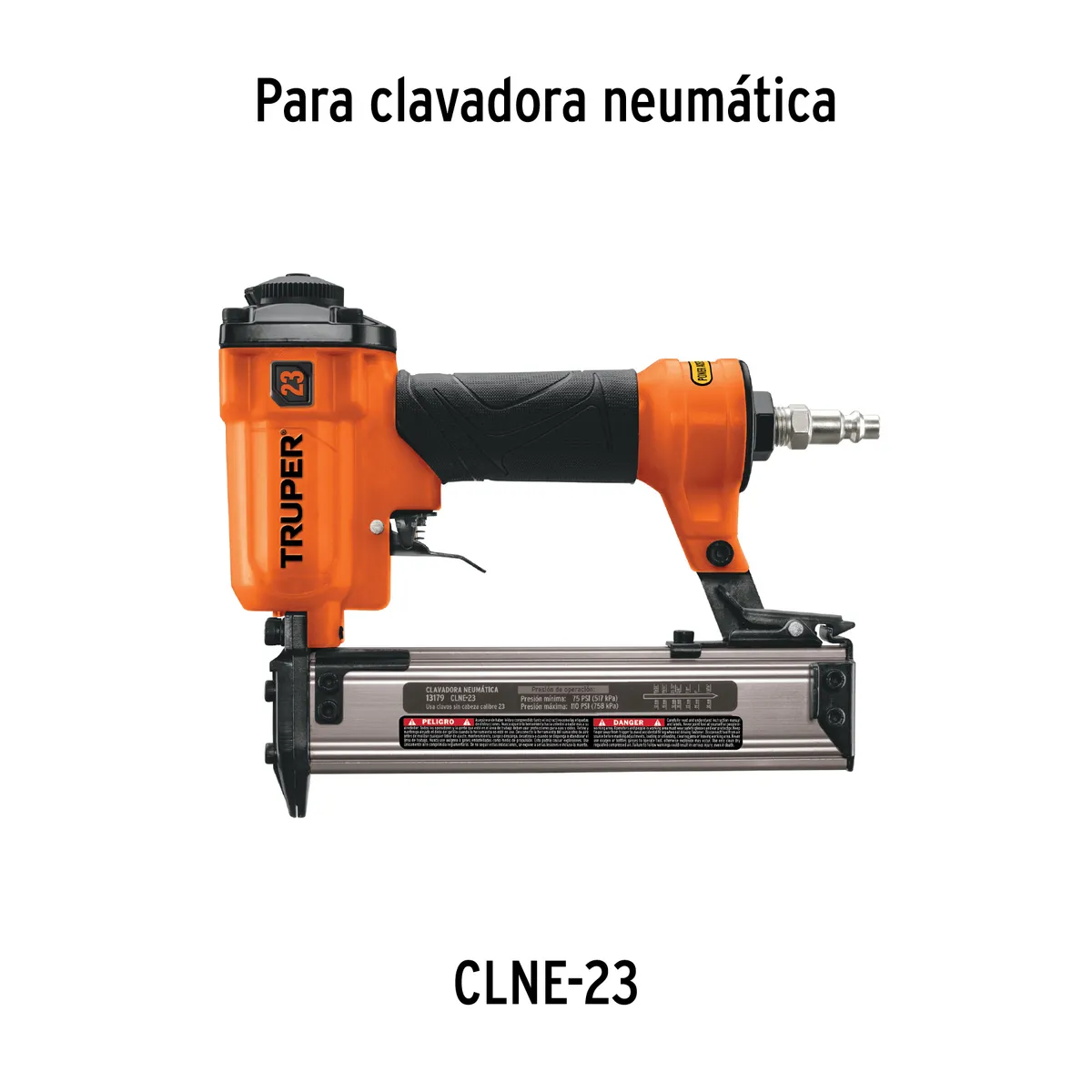 Caja con 10000 Clavos Calibre 23 de 19 mm Truper - 13404