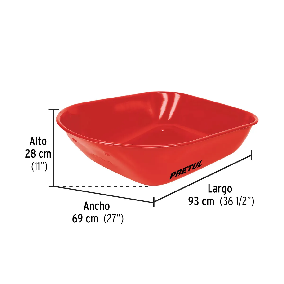 Carretilla 5.5 ft³ Imponchable Pretul - 20630