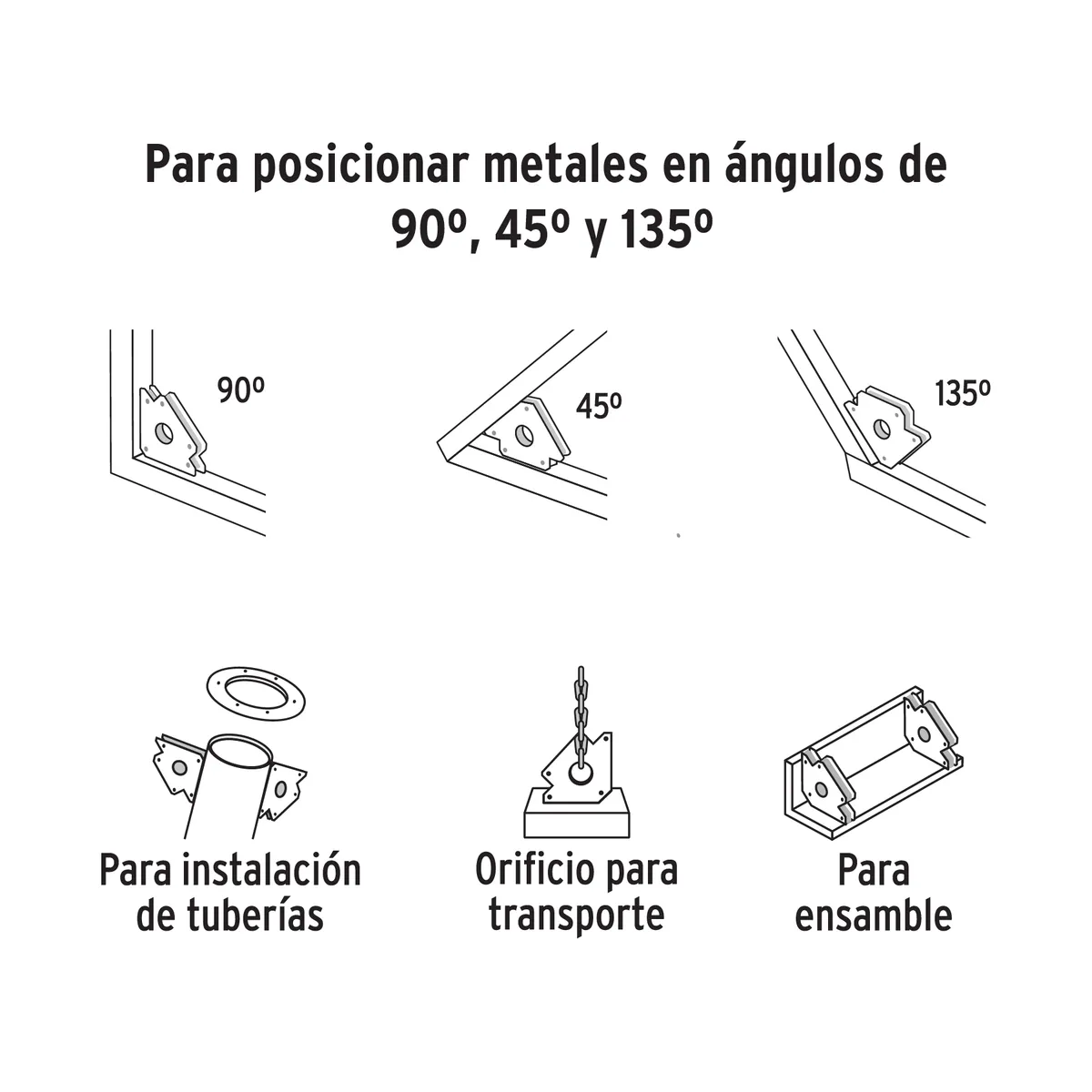 Escuadra Magnética Truper ESM-4 4" - 15407