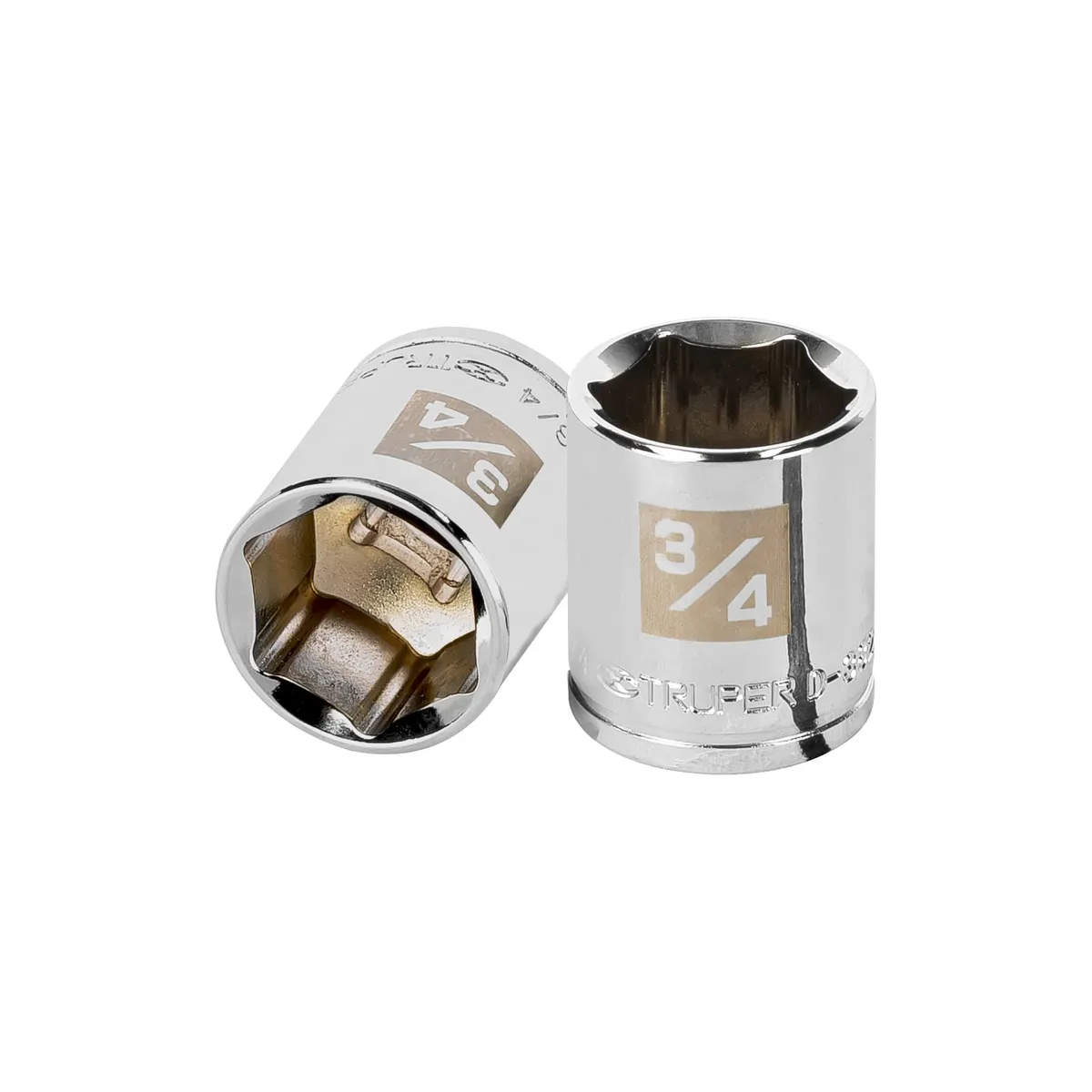 Dado de 3/4" 6 Puntas Cuadro 3/8" Truper - 13613