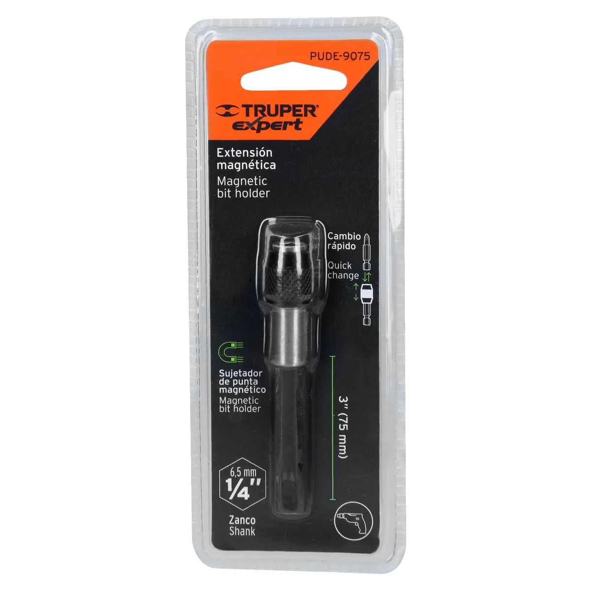 Extensión Magnética para Puntas de Cambio Rápido 3" Truper - 11873
