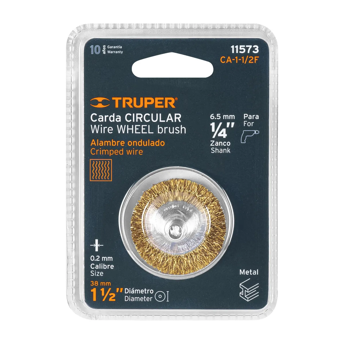 Carda Circular 1 1/2" Fino CA-1-1/2F Truper - 11573