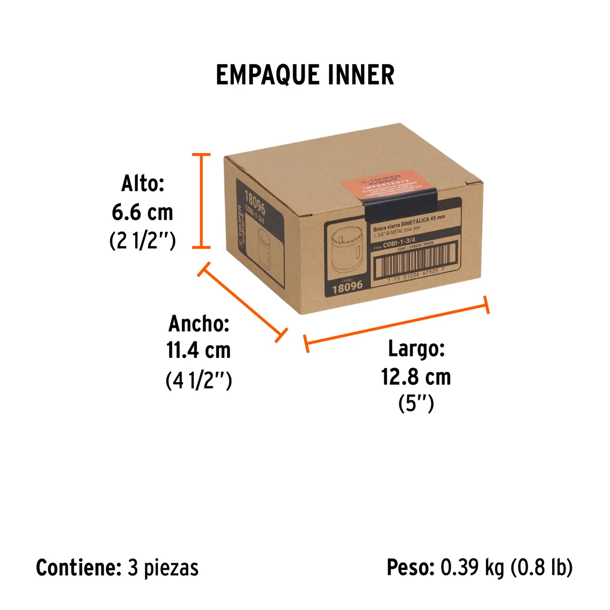 Brocasierra Bimetálica Truper Expert 1 3/4" - 18096