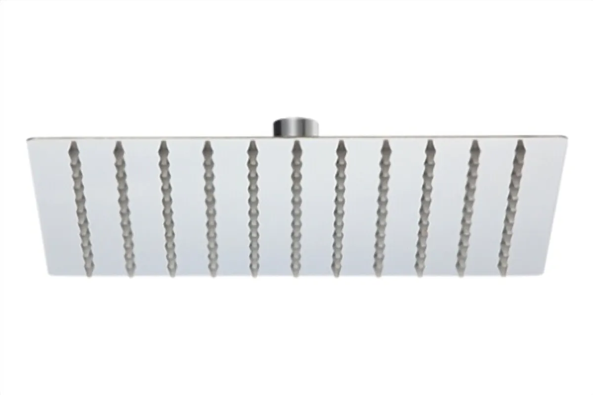 Regadera Cuadrada 10" de Acero Inoxidable Deluxe MEER - RC107