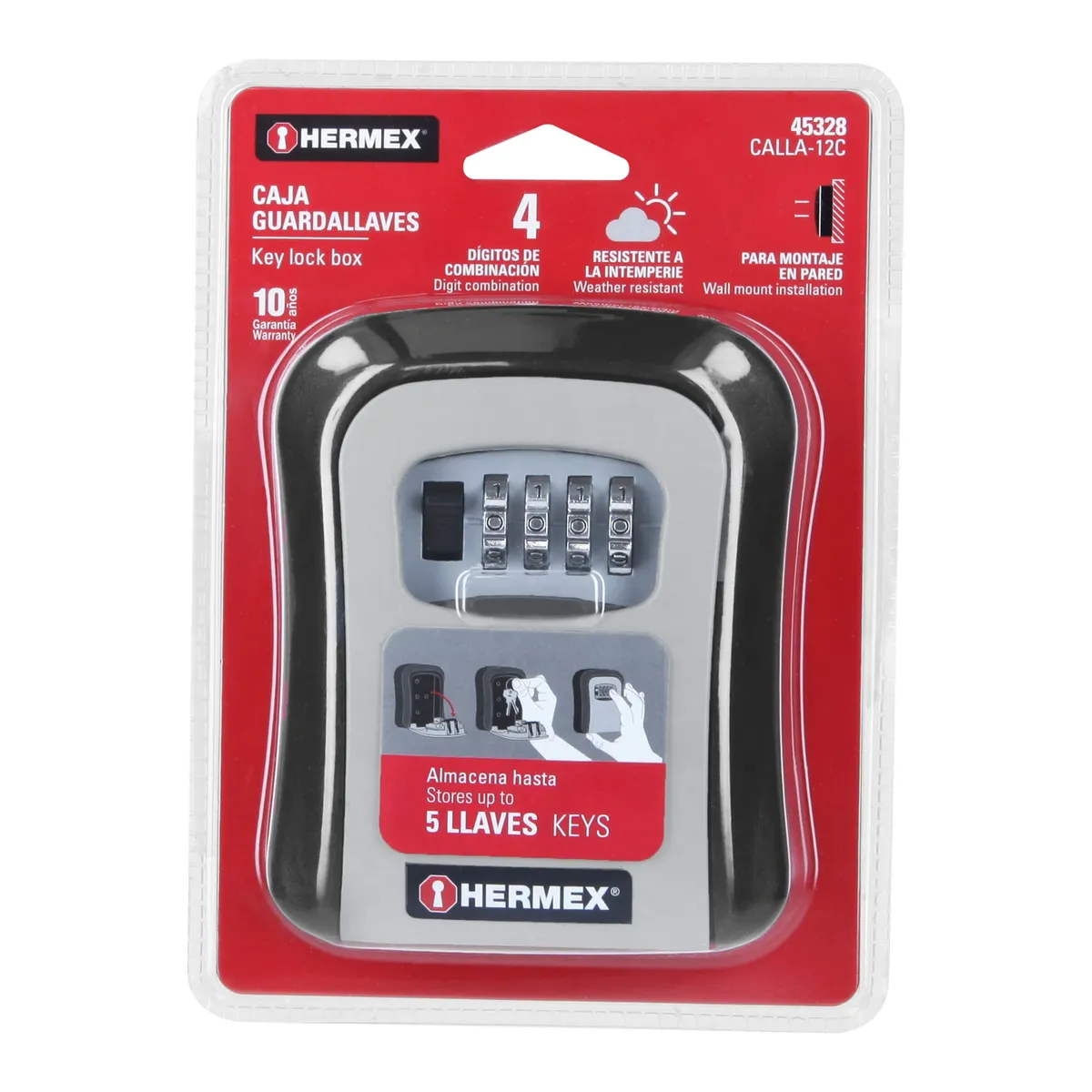 Caja de Combinación Guardallaves 12 cm Truper - 45328