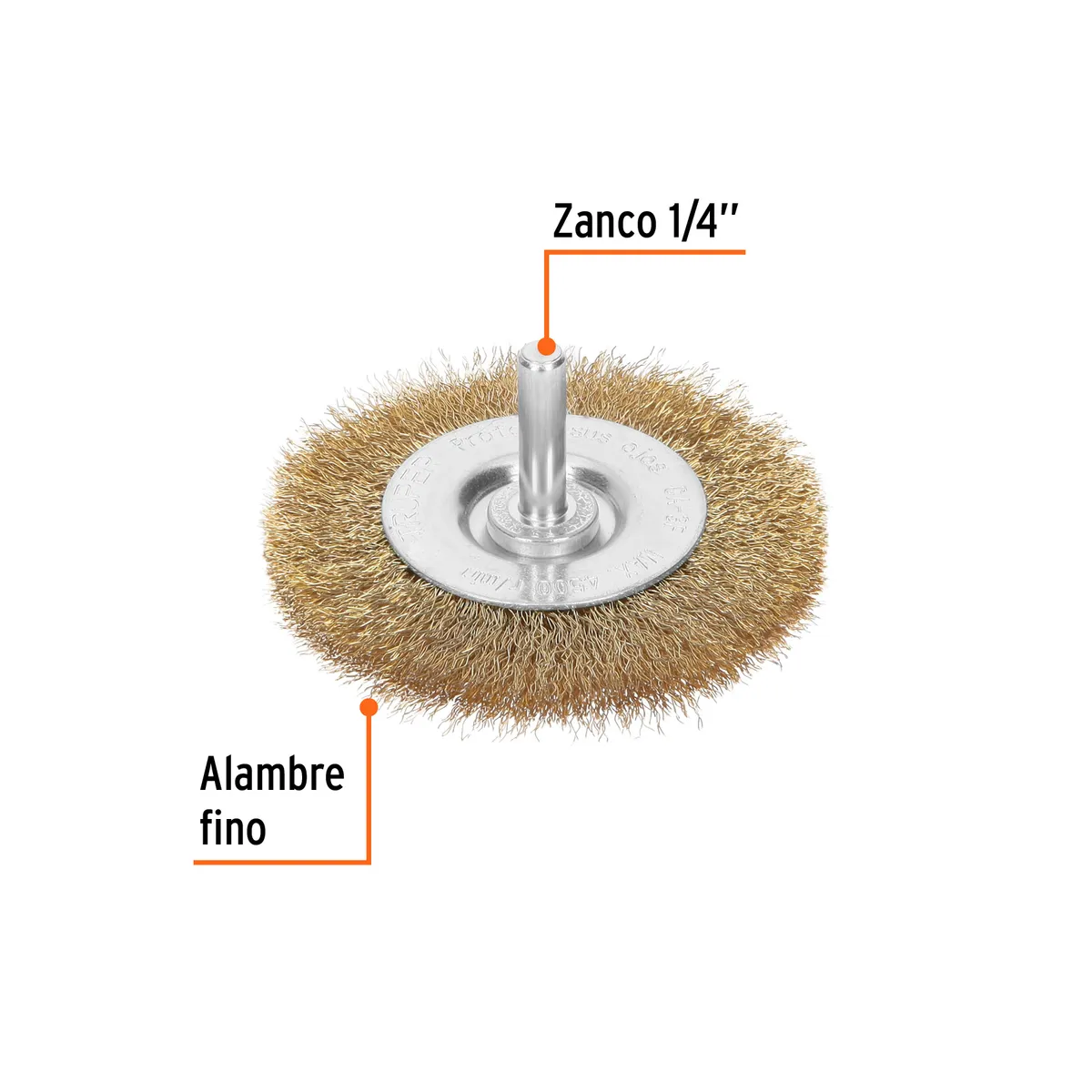 Carda Circular 3" Fino CA-3F Truper - 11575