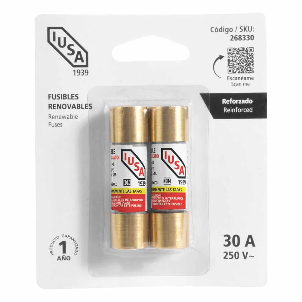Fusible Renovable 30 A IUSA - 268330