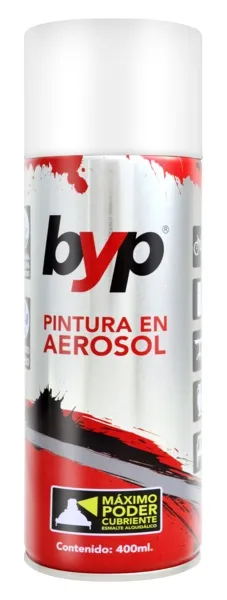 Pintura en Aerosol Blanco Mate BYP - ABM