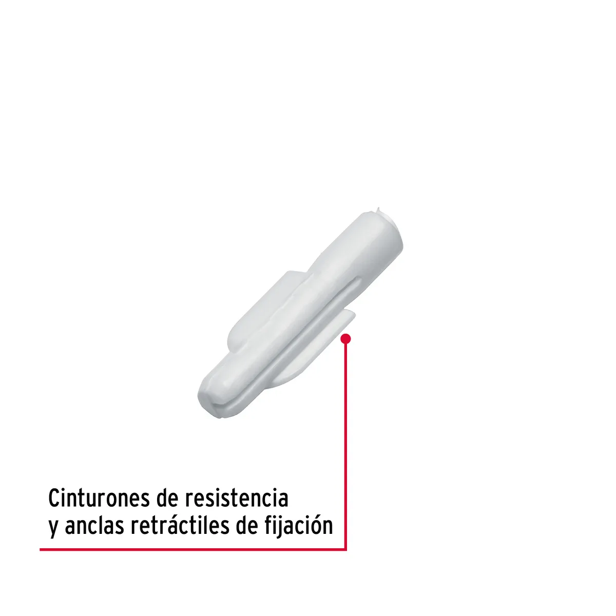 Bolsa con 50 Taquetes de Plástico 3/16" Fiero - 40163