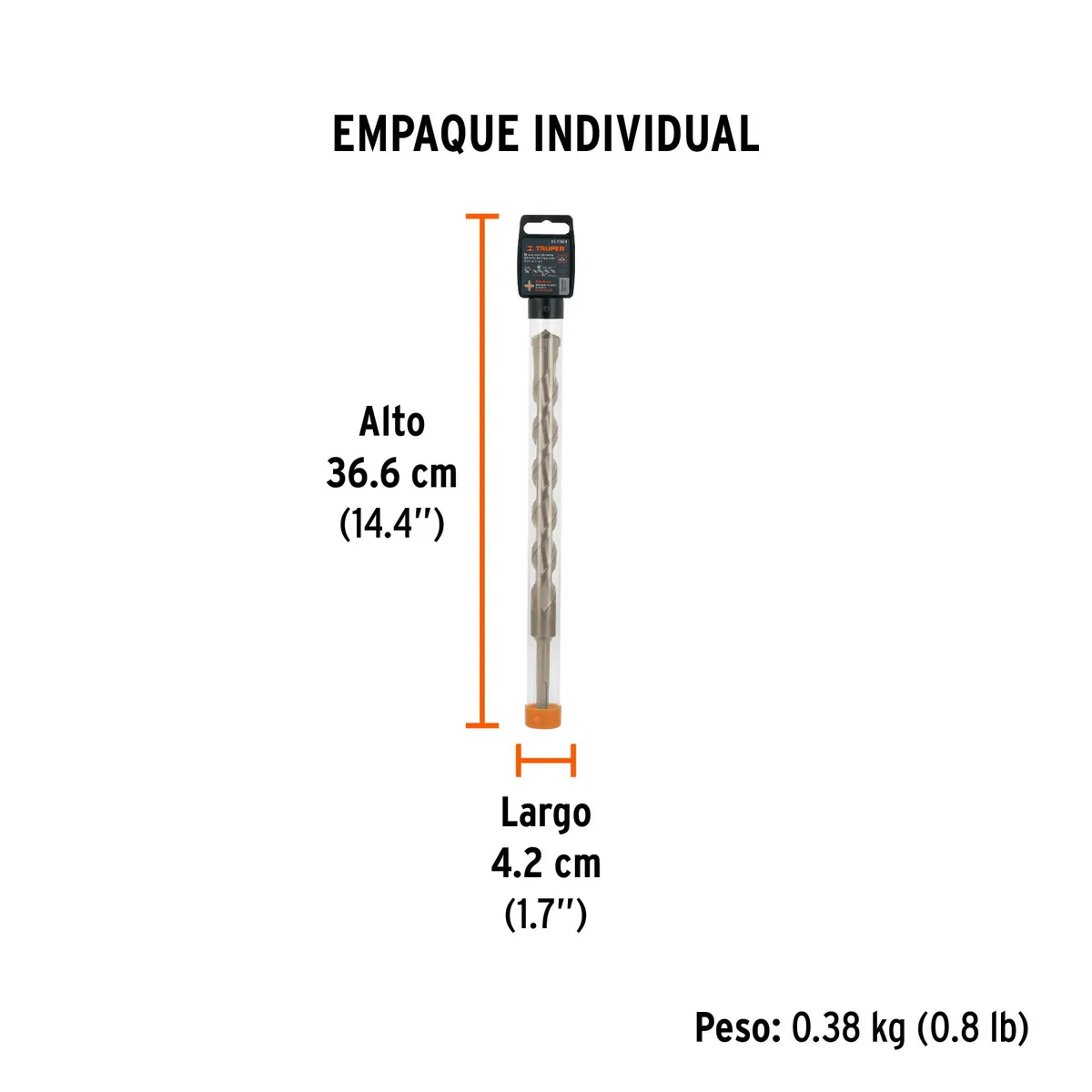 Broca SDS Plus 7/8" x 11" Truper - 11288