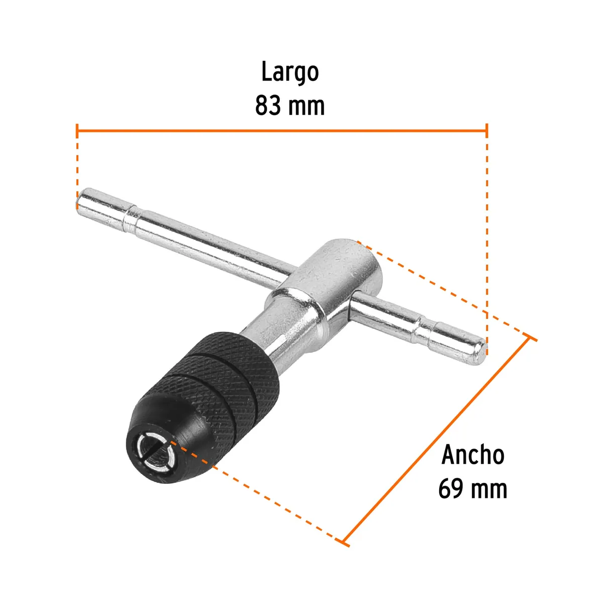 Maneral Tipo T para Machuelo 1/4" Truper - 11439