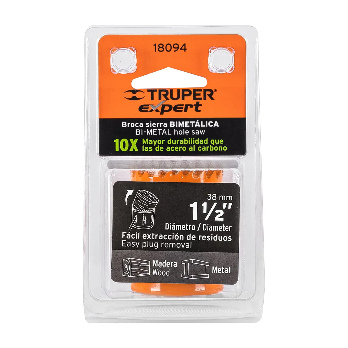 Brocasierra Bimetálica Truper Expert 1 1/2" - 18094