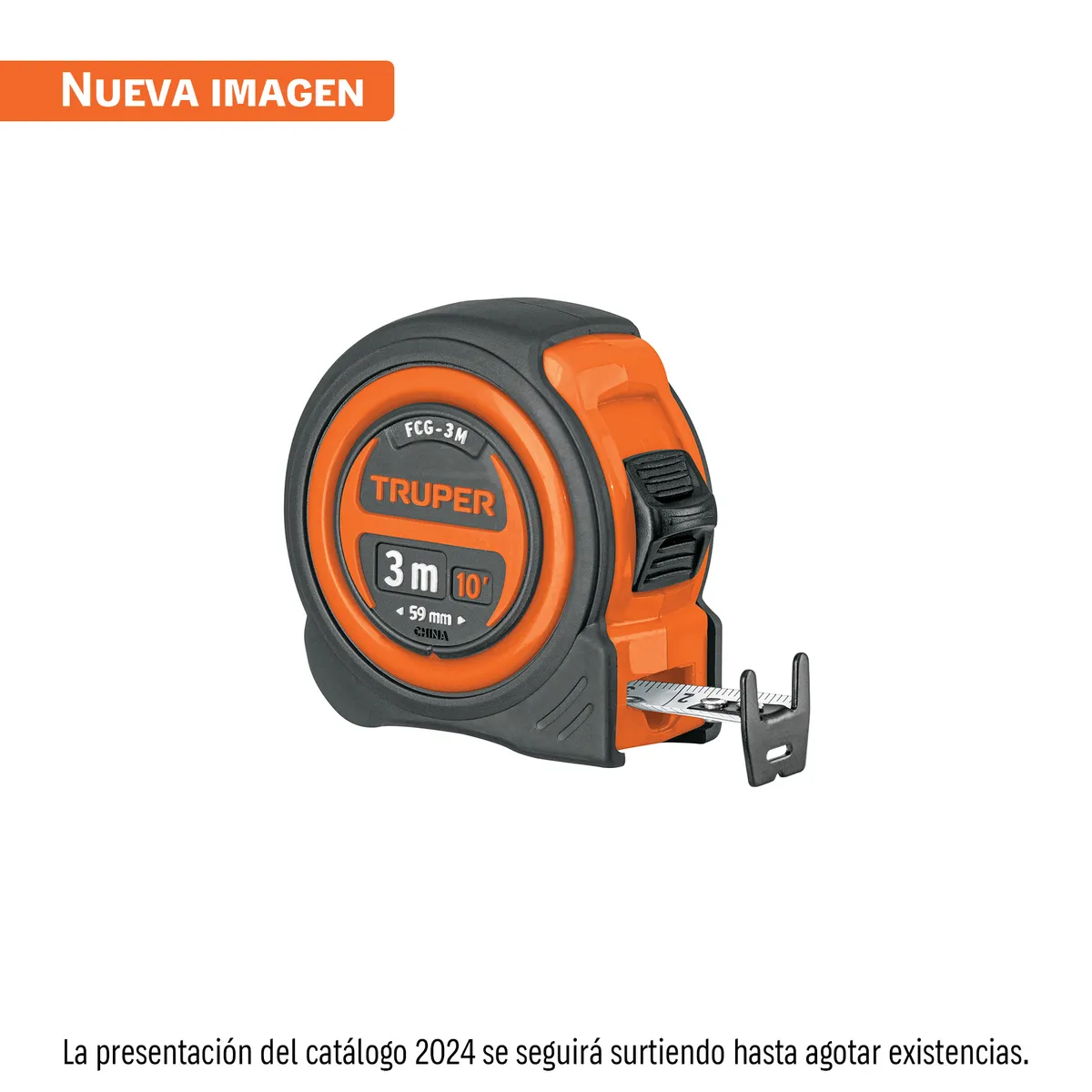 Flexómetro Compacto Contra Impactos 3M | Cinta Métrica