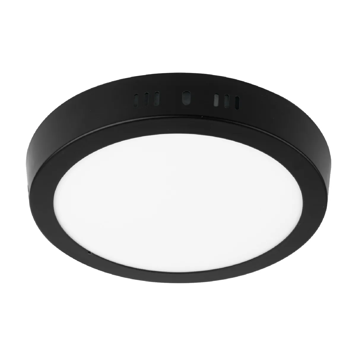 Luminario LED de Plafón 12 W Redondo Negro Volteck - 47396