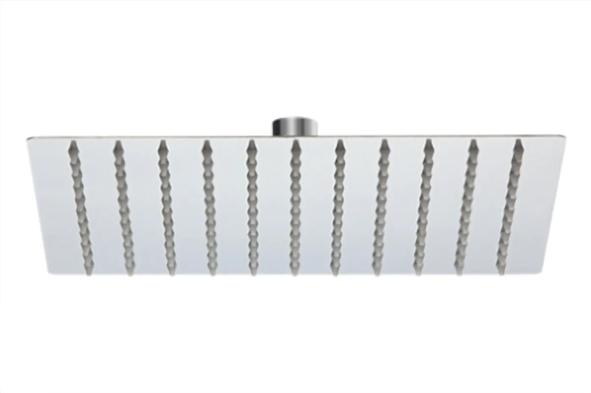 Regadera Cuadrada 10" de Acero Inoxidable Deluxe MEER - RC107