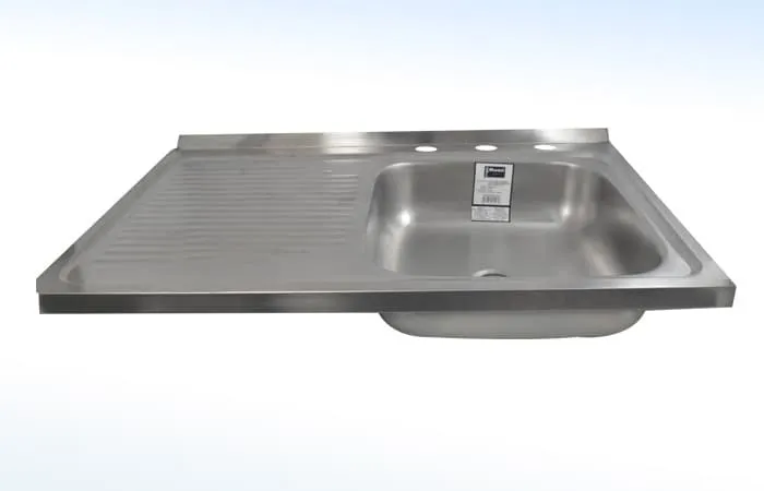 Tarja con Escurridor Izquierdo 75x45 cm Rugo - 9EIR
