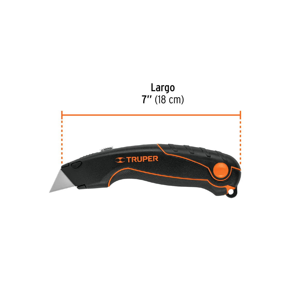 Navaja Retráctil 7" Cuerpo de Aluminio Truper - 16950